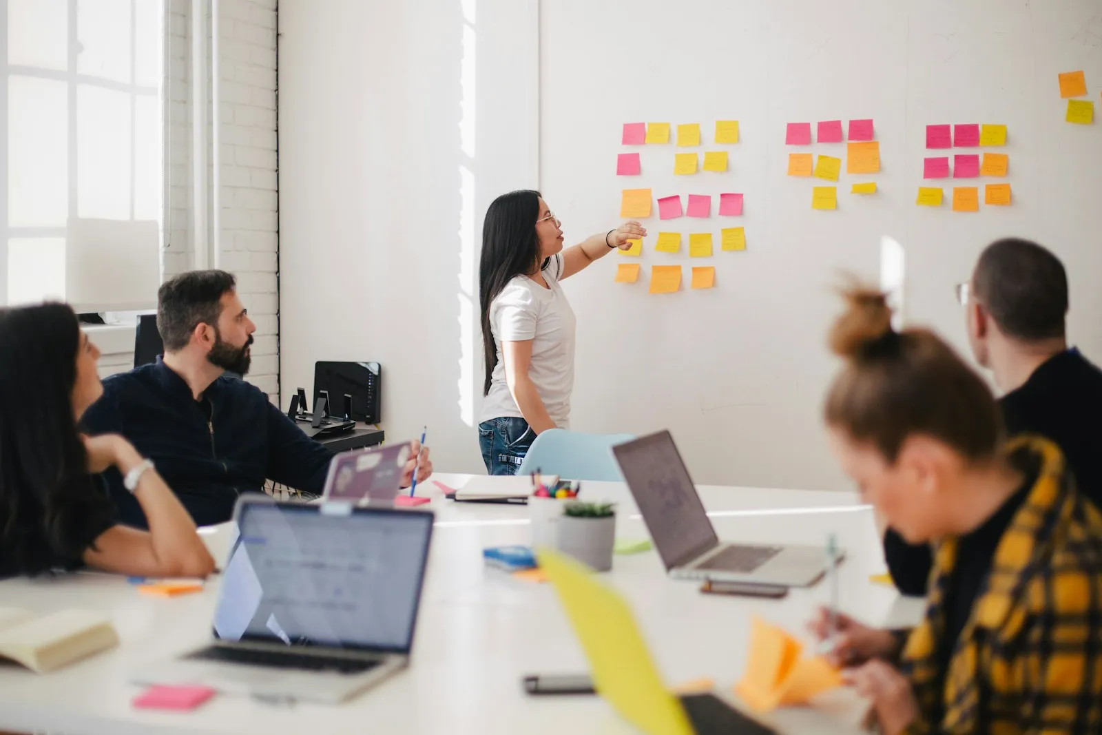 Findes Group marketing team in the creative studio